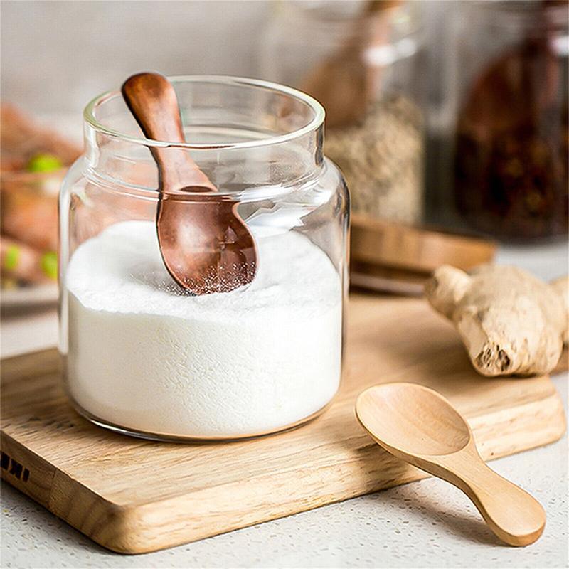 Eco-friendly mini wooden spoons with natural finish for versatile kitchen use