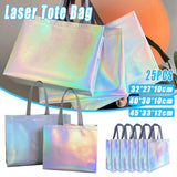 Non-woven fabric Irisdescent Tote Bag 25pcs