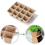 Optimize Seedling Growth with 12 Grid Pulp Seedling Pots