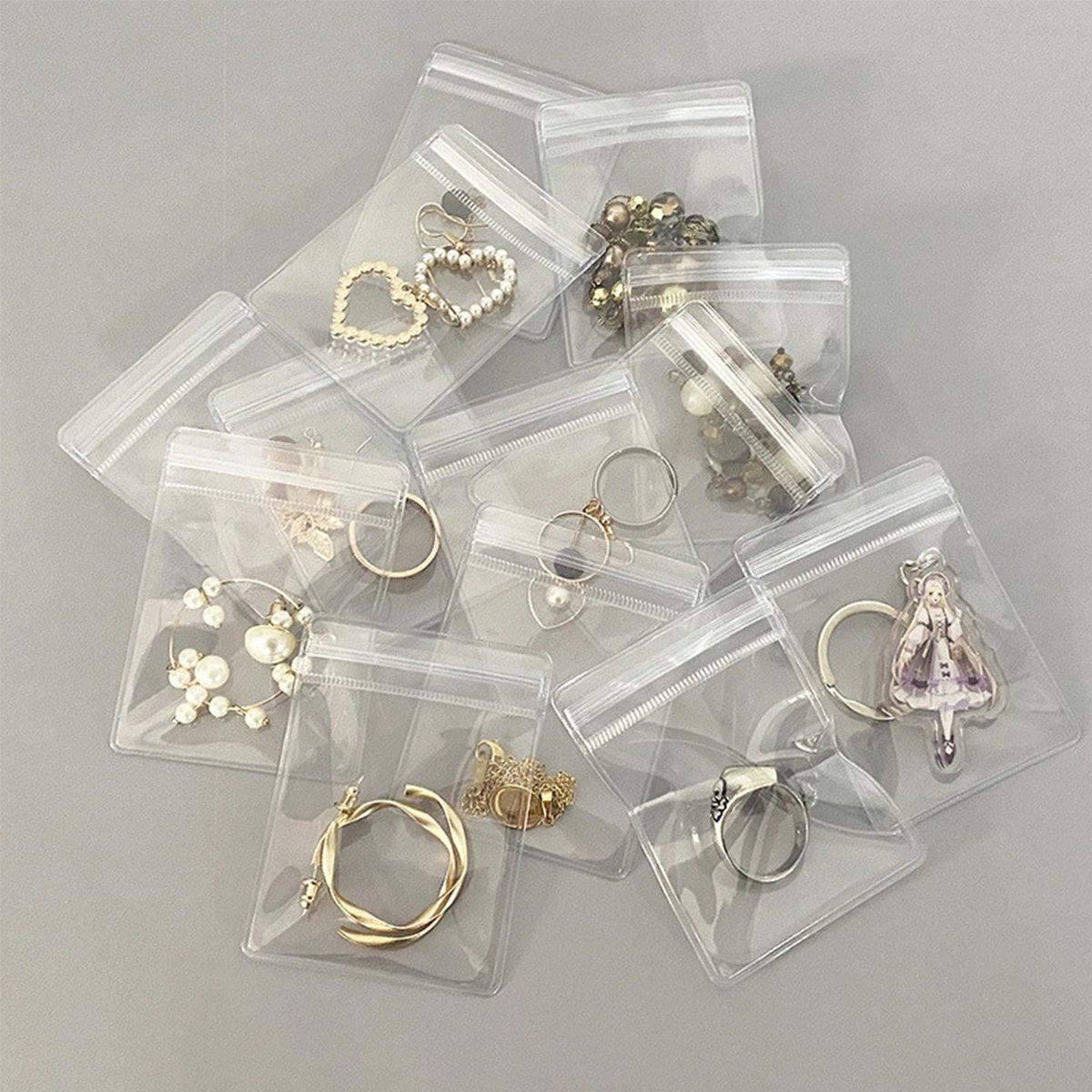 Organize and Protect with PVC Self-Sealing Jewelry Bags