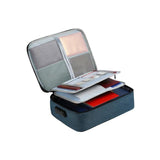 Durable and spacious document storage bag