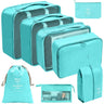 Organized compartments in a travel bag organiser