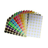 Vibrant and durable dot stickers for organizing and decorating