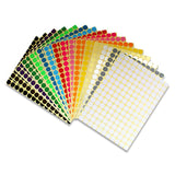 Vibrant and durable dot stickers for organizing and decorating