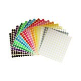 Vibrant and durable dot stickers for organizing and decorating