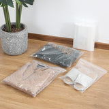 A variety of small items neatly organized in clear small ziplock pouches, showcasing their versatility and convenience.