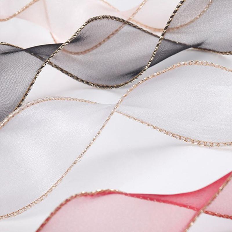 Elegant organza ribbon in various colours and widths
