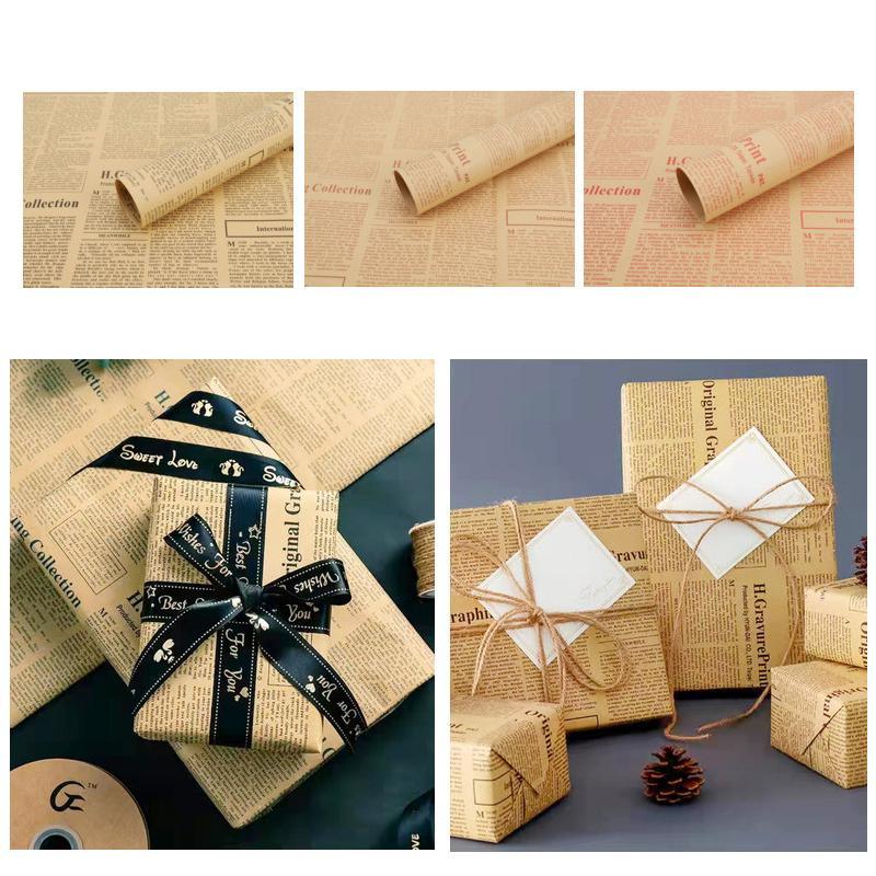  Wrapped gift adorned with elegant gift wrapping paper