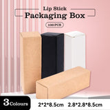 Set of stylish tiny boxes for lipsticks in various colours