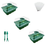 Plant Seeds Grow Box 3-10PCS 12Hole Propagation Nursery Seedling Starter Tray - Discount Packaging Warehouse