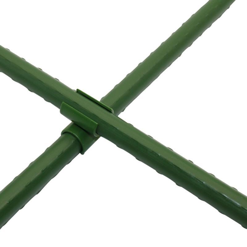 Plant Trellis Connector 24PCS 4Sizes PP Green - Discount Packaging Warehouse