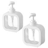 Plastic Pump Bottles for Soap and Lotion 1PC 2Sizes White - Discount Packaging Warehouse