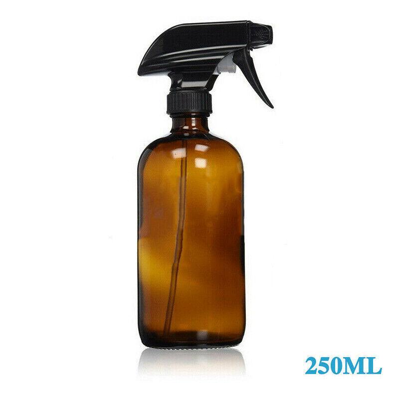 Amber Round Glass Spray Bottles 1-10PCS 250ml