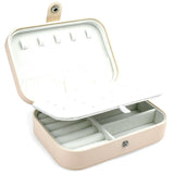 Elegant and compact jewellery organiser with multiple compartments
