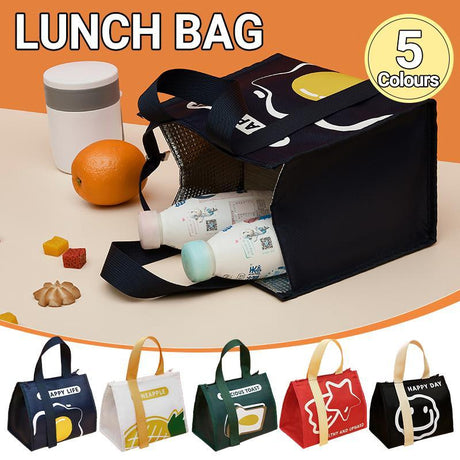 Stylish and functional insulated bag for lunch