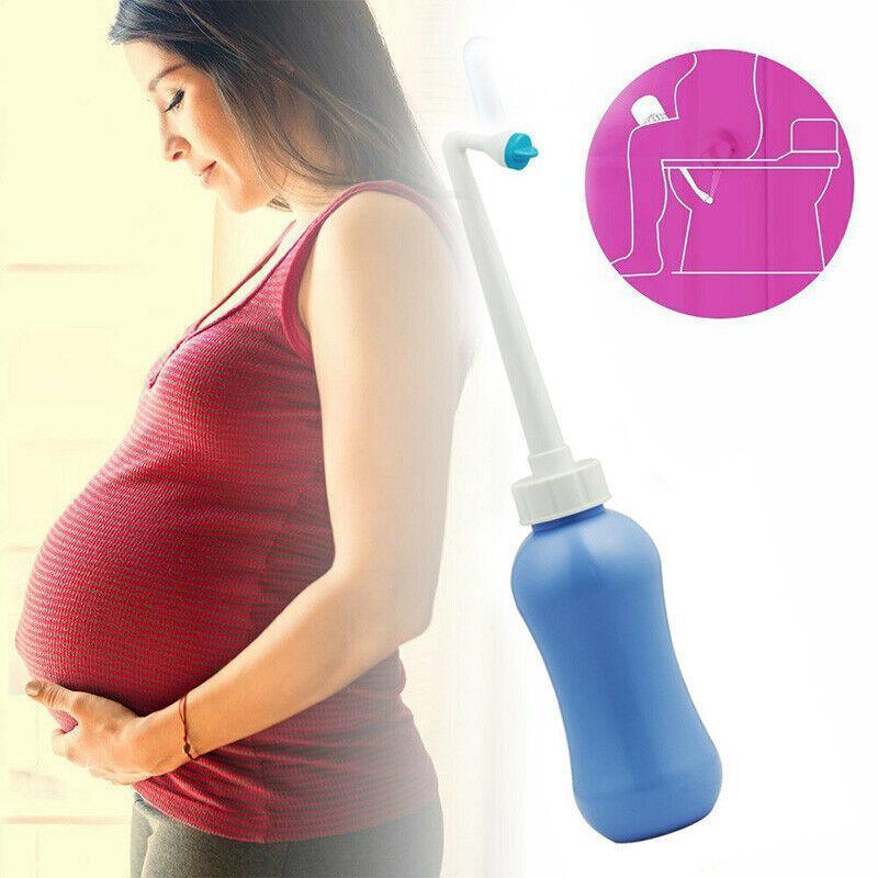 Portable Peri Bottle for Postpartum Care 1PC 450ML Blue - Discount Packaging Warehouse