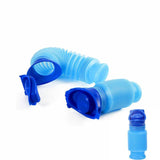 Portable Urinal Emergency Kit 1PC Blue PP Unisex Travel Camping Pee Bottle - Discount Packaging Warehouse