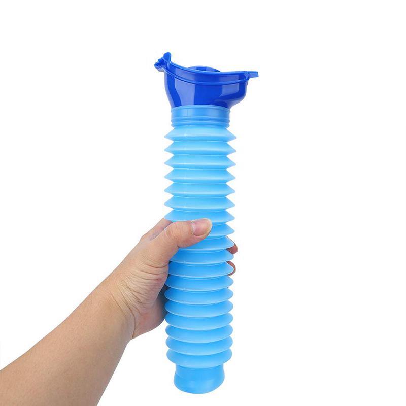 Portable Urinal Emergency Kit 1PC Blue PP Unisex Travel Camping Pee Bottle - Discount Packaging Warehouse