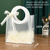 PP Frosted Gift Bags 20PCS Plastic Transparent Totes for Events and Gifts