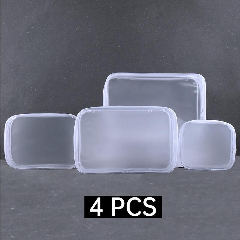 Practical and Chic Transparent PVC Cosmetic Bag for Easy Organization