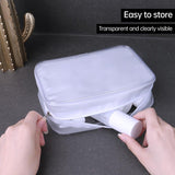 Practical and Chic Transparent PVC Cosmetic Bag for Easy Organization