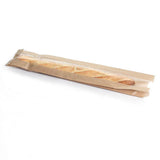 Freshly baked baguettes elegantly displayed in our Baguette Bags.