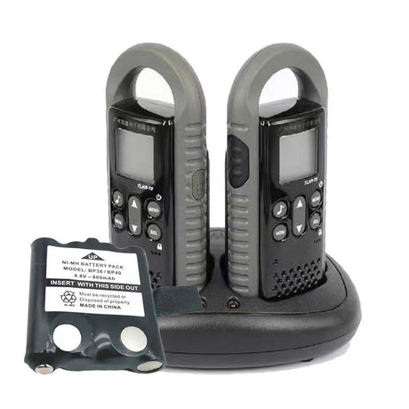 Recharegable Ni-Mh Replacement Batteries 2PCS for Handheld Radio Model BP38/BP40 - Discount Packaging Warehouse