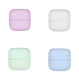 Refillable Cosmetic Jars 10-Pack Square Lightproof