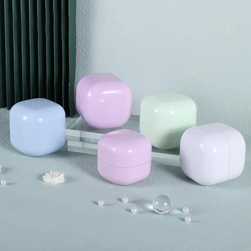 Refillable Cosmetic Jars 10-Pack Square Lightproof