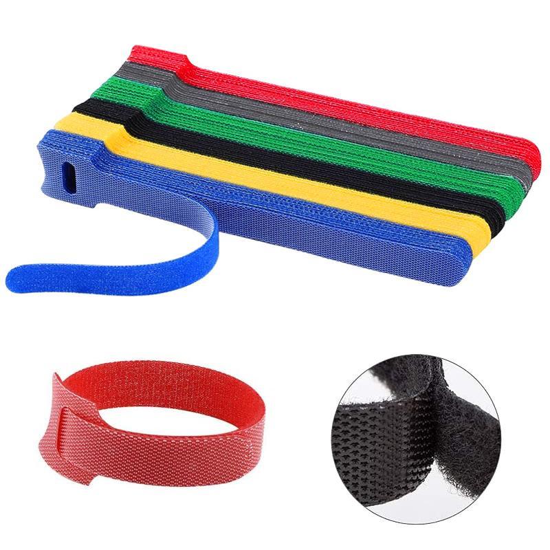 Versatile and durable reusable cable tie for organized spaces