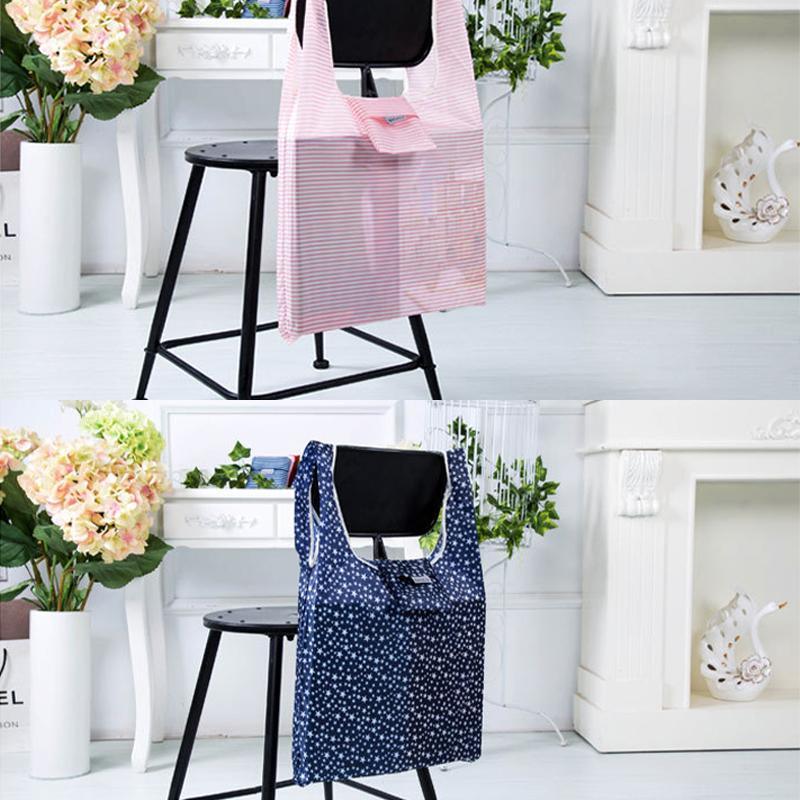 Reusable Foldable Shopping Bags 6PCS 6Styles Oxford Cloth - Discount Packaging Warehouse