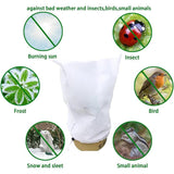 Reusable Plant Protection Cover 1PC 3Sizes White Non-Woven Fabric - Discount Packaging Warehouse
