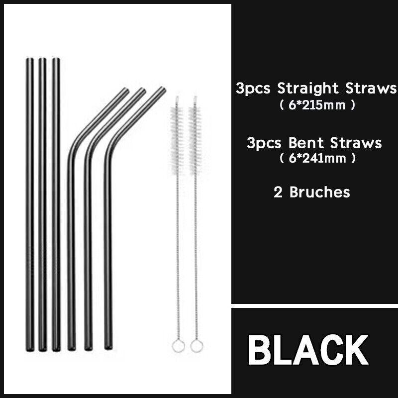Durable and eco-friendly metal drinking straws for everyday use