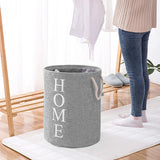 Convenient and durable foldable laundry basket for easy storage