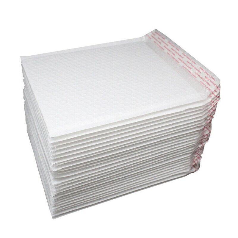 Poly Bubble Envelopes 25PCS 18*23cm White Self Sealing Cushioned Satchel - Discount Packaging Warehouse