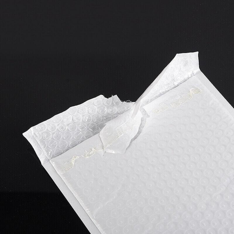 Poly Bubble Envelopes 25PCS 18*23cm White Self Sealing Cushioned Satchel - Discount Packaging Warehouse