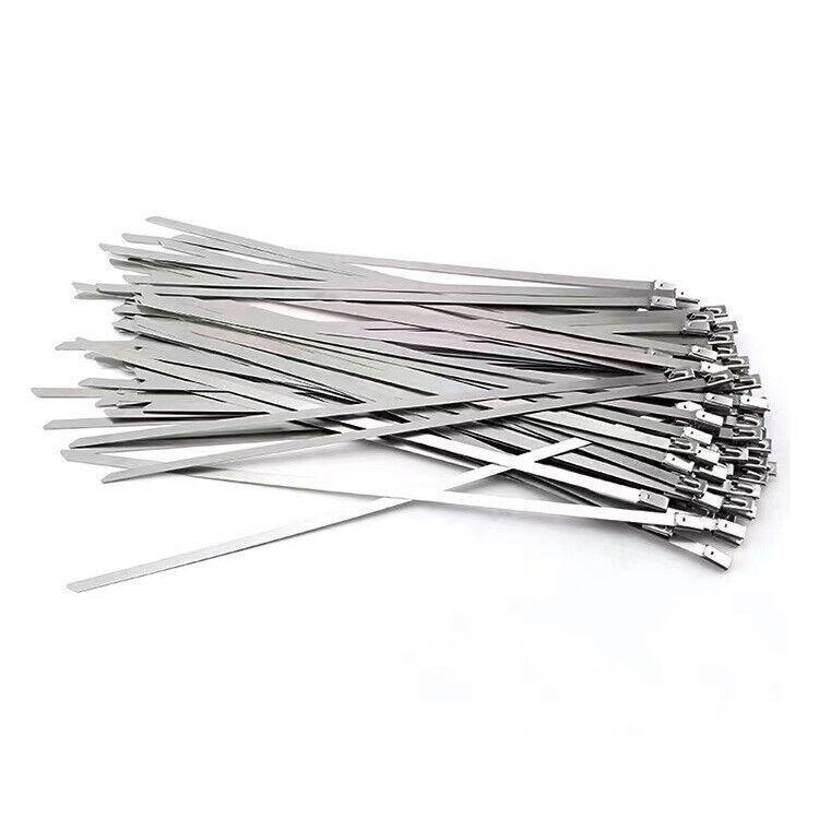 Durable stainless steel cable ties for secure fastening