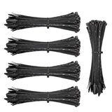 Plastic cable ties neatly organizing cables and wires, showcasing their durability and strength