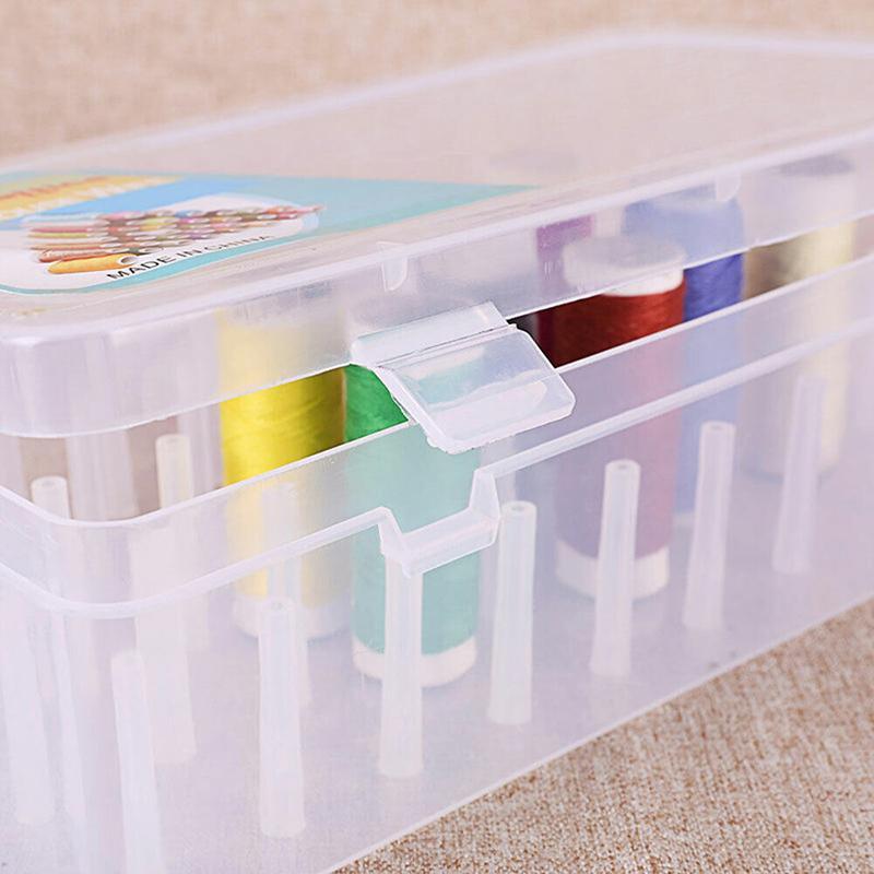 Durable and organised thread storage box for sewing supplies