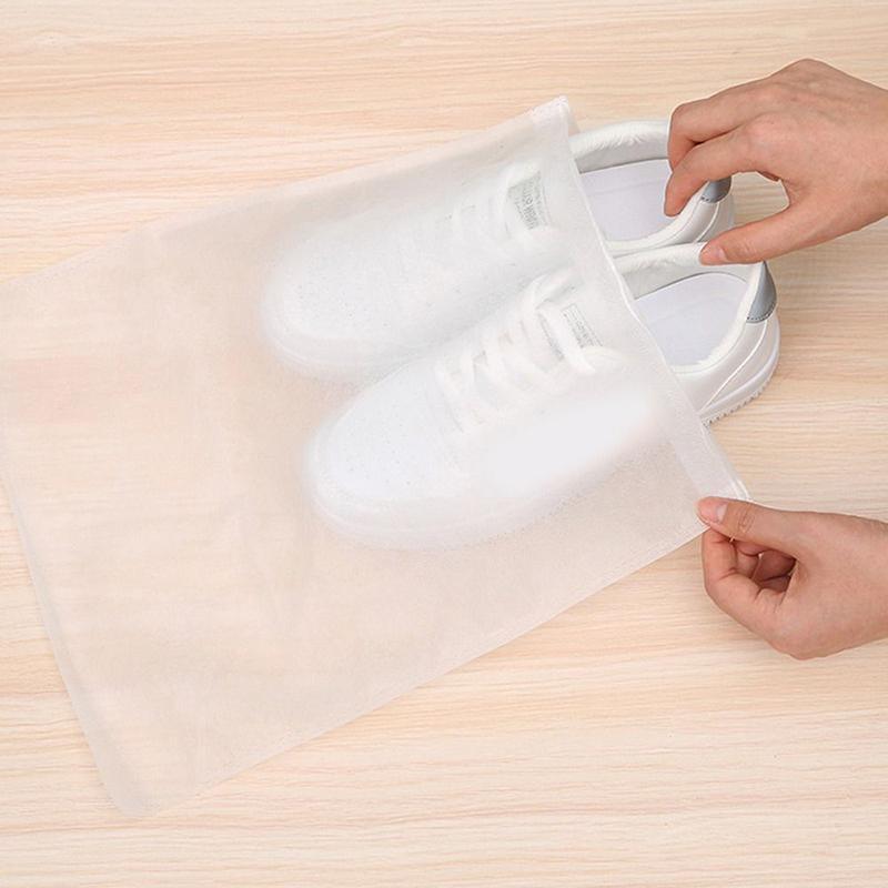 Compact and stylish Shoe Storage Bag filled with various shoes.
