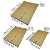 50PCS Kraft Paper Shipping Boxes Drop-Resistant for Ecommerce