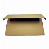 50PCS Kraft Paper Shipping Boxes Drop-Resistant for Ecommerce