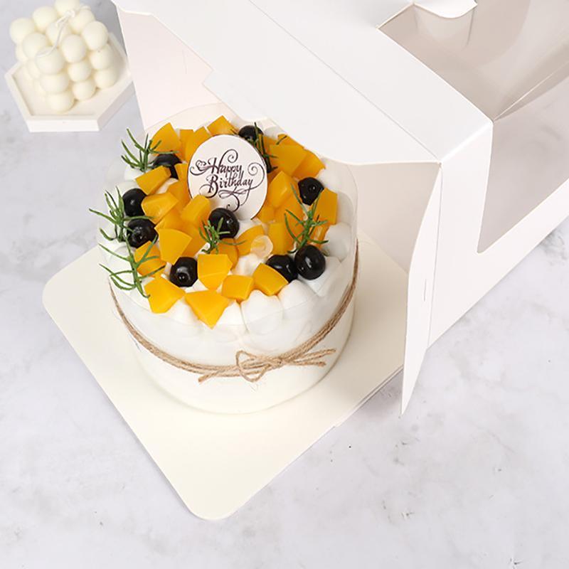 Delicious cupcakes displayed in an elegant Pastry Box with a clear viewing window