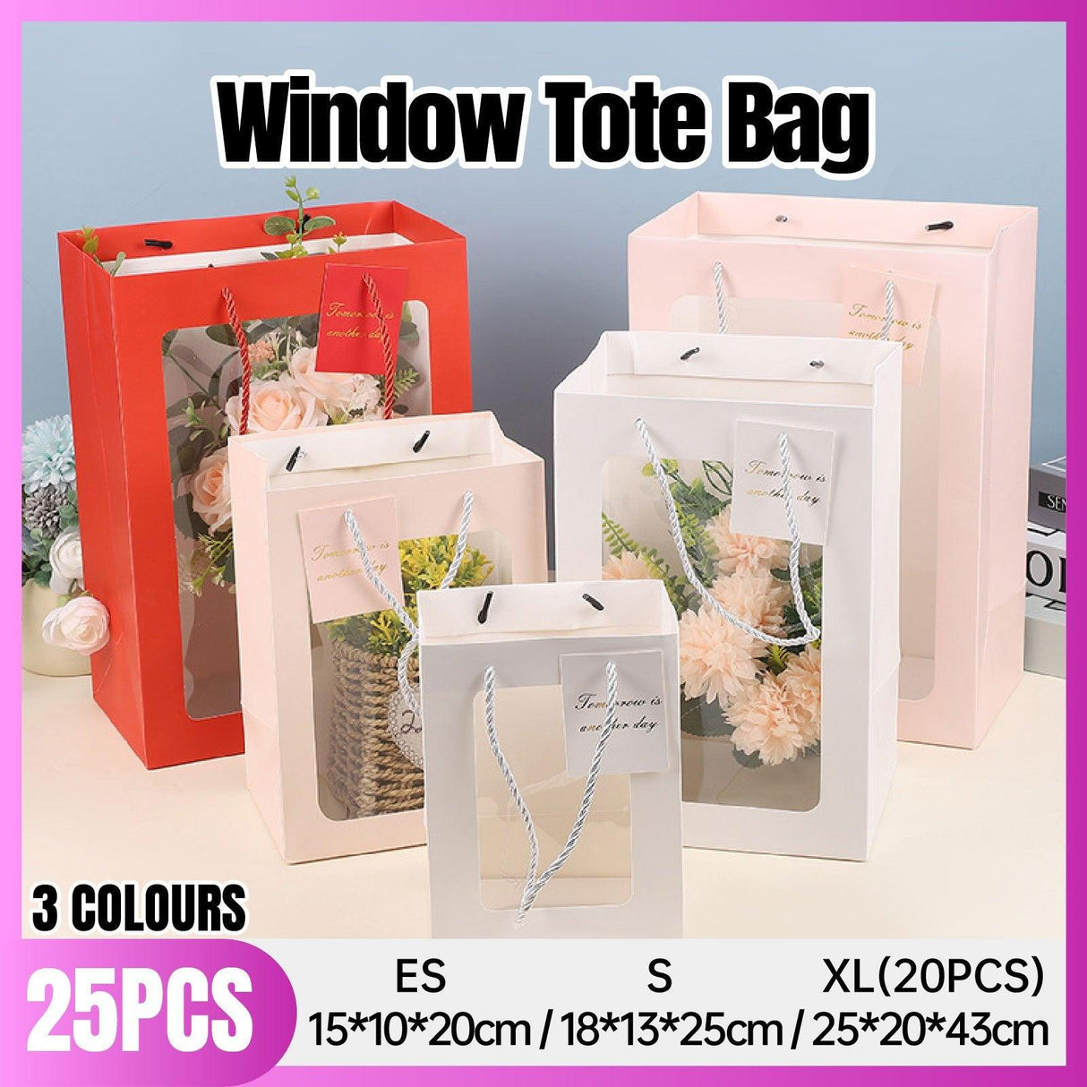 Showcase Your Gifts Elegantly with a Window Tote Bag