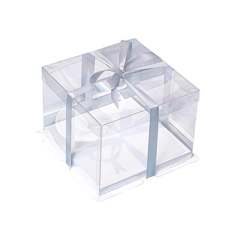 Premium clear cake box for showcasing baked goods