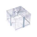 Premium clear cake box for showcasing baked goods