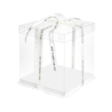 Premium clear cake box for showcasing baked goods