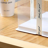 Premium clear cake box for showcasing baked goods