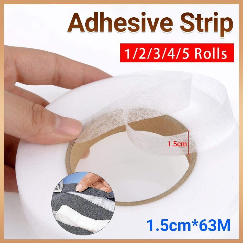 Applying iron on hem tape to fabric with an iron