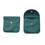 Snap Button Jewelry Pouch 10pcs Velvet Storage Bags